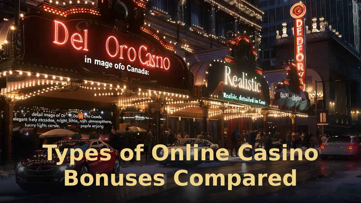 Types of Online Casino Bonuses Compared